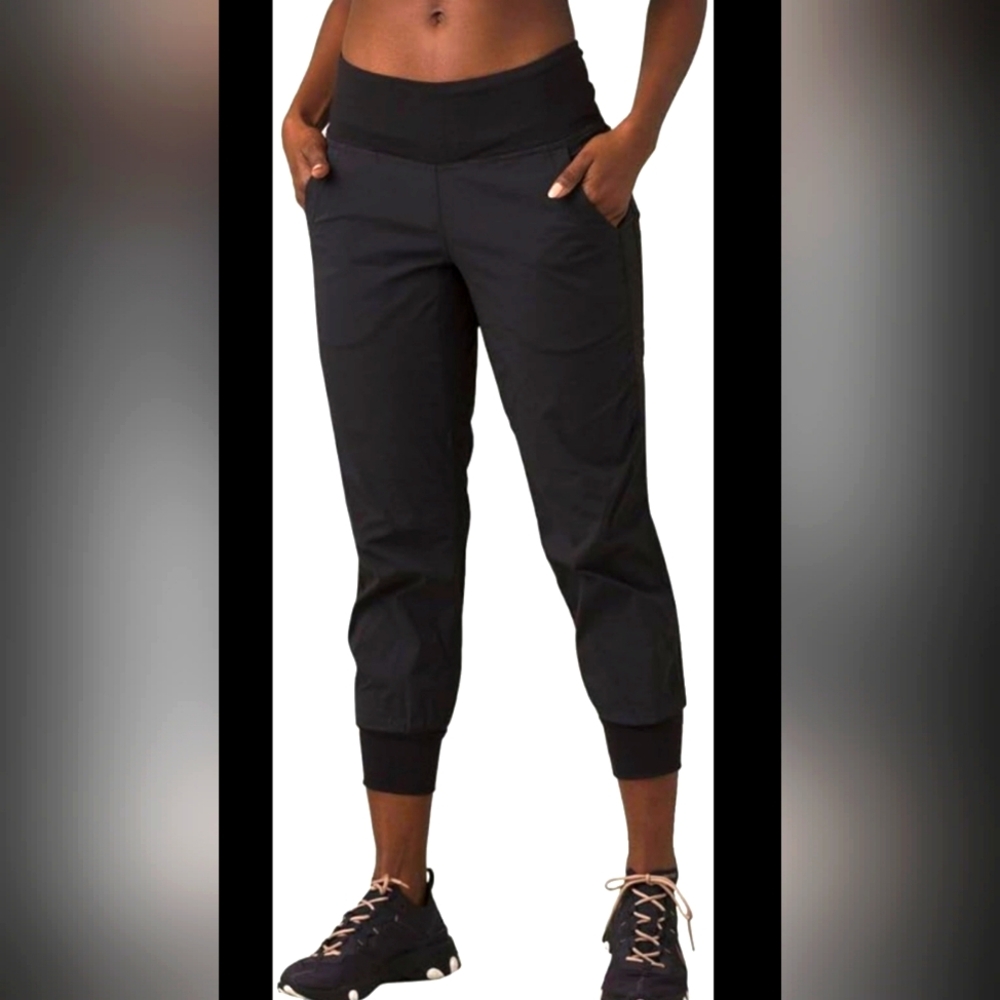 Nwt prana summit black climbing jogger pants ankle length womens hiking